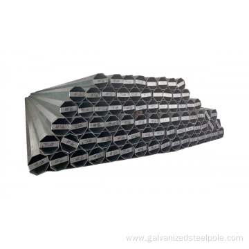 13M octagonal galvanized steel pole for MV lines